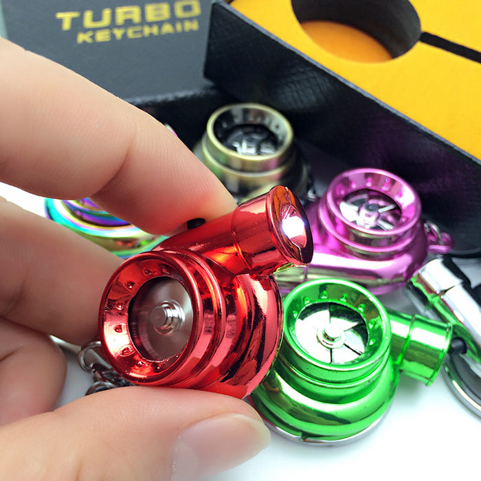 Wholesale car modified LED lights creative high-end metal keychain MOQ≥2 JDC-KC-JinC002