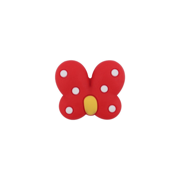 Wholesale 28MM Cartoon Silicone Butterfly Beads JDC-BDS-Baoqin012