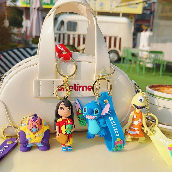 Wholesale Cute Cartoon Doll Silicone Keychain JDC-KC-WC019