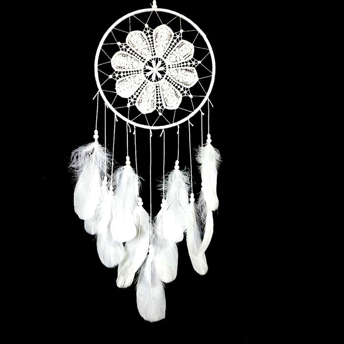 Wholesale Goose Feather Lace Dreamcatcher JDC-DC-ShiJia002