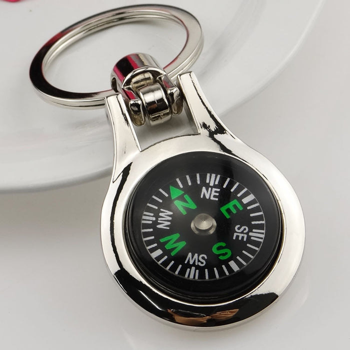 Jewelry WholesaleWholesale metal outdoor compass keychain JDC-KC-XunXin001 Keychains 浔鑫 %variant_option1% %variant_option2% %variant_option3%  Factory Price JoyasDeChina Joyas De China