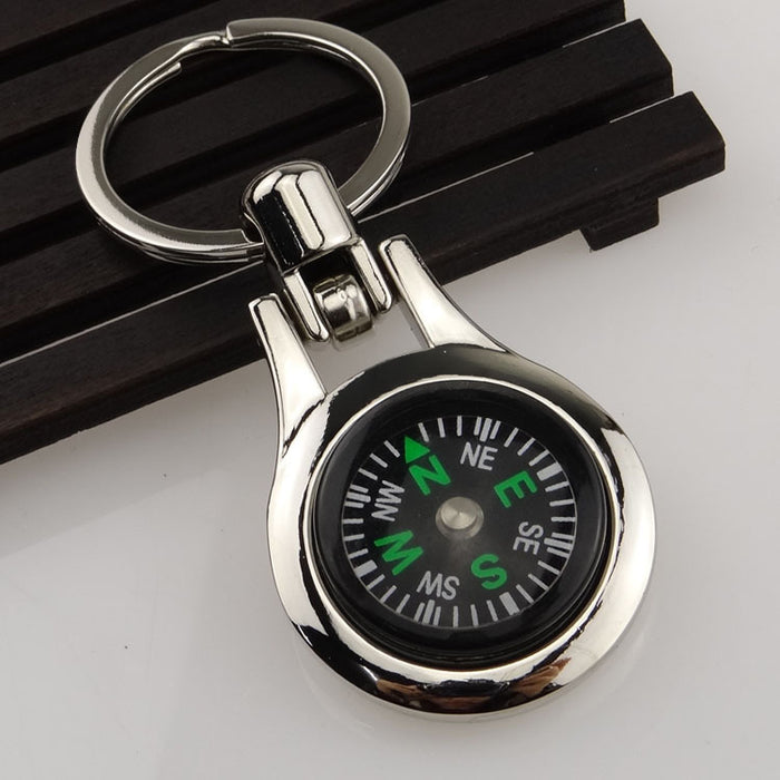 Jewelry WholesaleWholesale metal outdoor compass keychain JDC-KC-XunXin001 Keychains 浔鑫 %variant_option1% %variant_option2% %variant_option3%  Factory Price JoyasDeChina Joyas De China