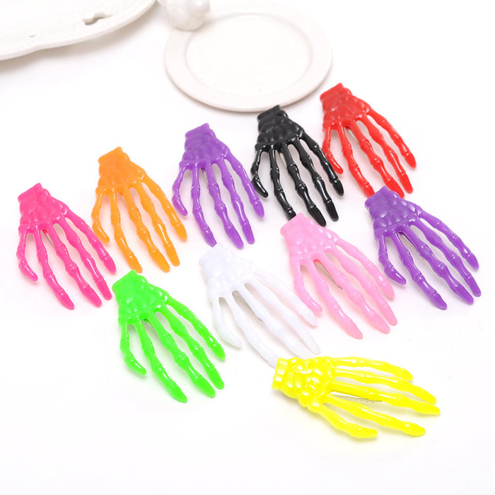 Jewelry WholesaleWholesale hand bone hairpin skull claw fluorescent hairpin crystal JDC-HC-WeiS001 Hair Clips 唯尚 %variant_option1% %variant_option2% %variant_option3%  Factory Price JoyasDeChina Joyas De China