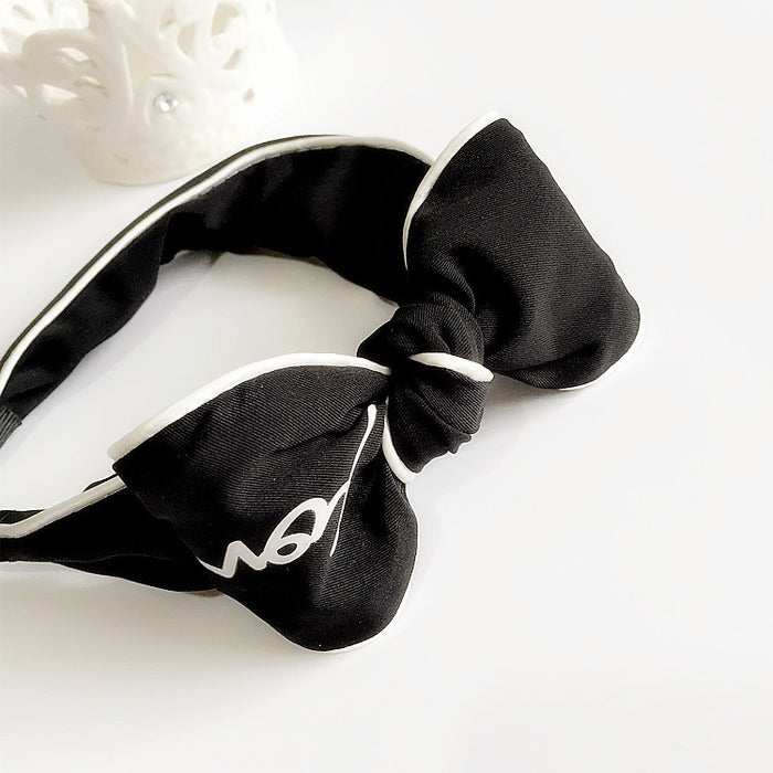 Wholesale Headband cloth bow love headband JDC-HD-TianRui001