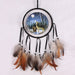 Jewelry WholesaleWholesale Indian Feather ABS Circle Wolf Totem Oil Painting Dreamcatcher MOQ≥2 JDC-DC-MengS017 Dreamcatcher 萌颂 %variant_option1% %variant_option2% %variant_option3%  Factory Price JoyasDeChina Joyas De China