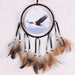 Jewelry WholesaleWholesale Indian Feather ABS Circle Wolf Totem Oil Painting Dreamcatcher MOQ≥2 JDC-DC-MengS017 Dreamcatcher 萌颂 %variant_option1% %variant_option2% %variant_option3%  Factory Price JoyasDeChina Joyas De China