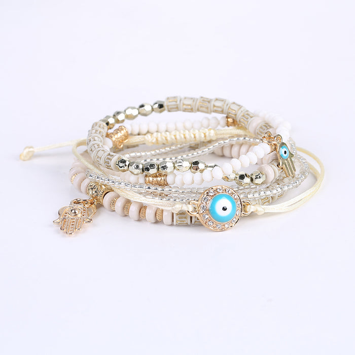 Wholesale Bracelet Resin Cute Palm Multilayer Bracelet MOQ≥2 JDC-BT-JiaX007