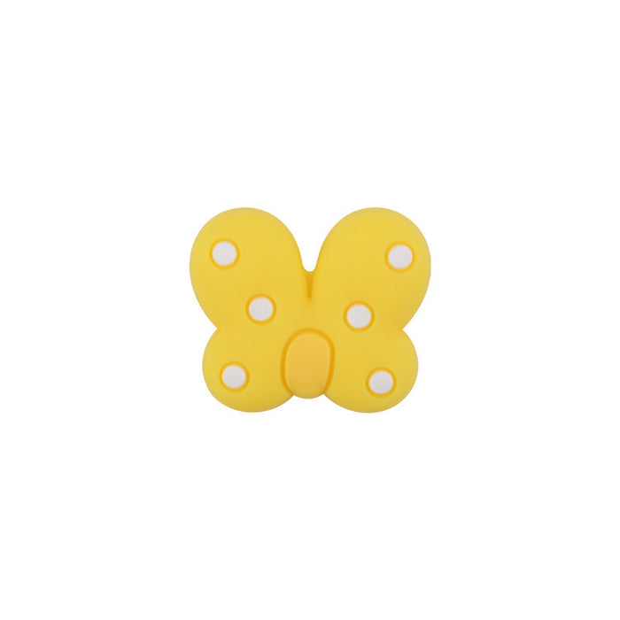 Wholesale 28MM Cartoon Silicone Butterfly Beads JDC-BDS-Baoqin012