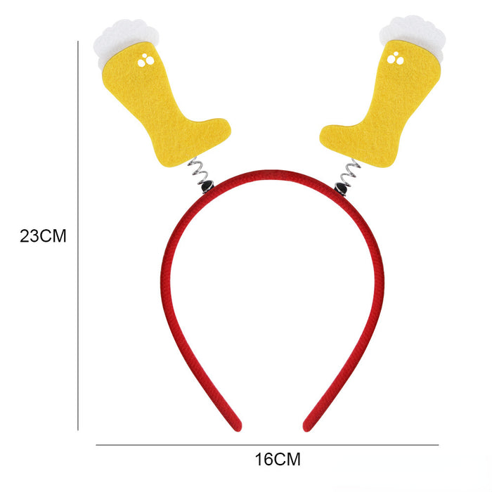 Wholesale Munich Beer Felt Plastic Headband JDC-HD-Zhouhao004