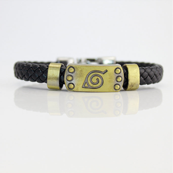 Wholesale Bracelet Braided Leather Zinc Alloy MOQ≥3 JDC-BT-QXue001