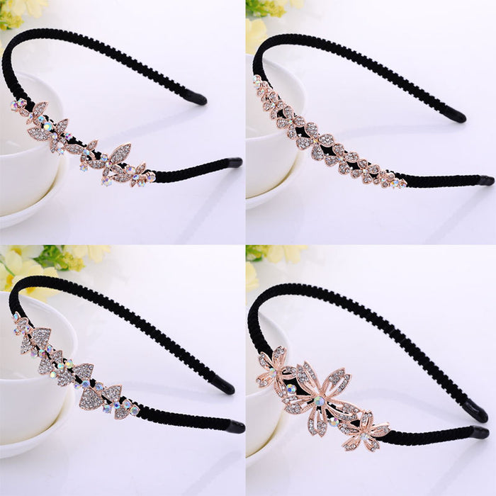 Jewelry WholesaleWholesale bow rhinestone alloy hair band JDC-HD-ZhuoL002 Headband 卓联 %variant_option1% %variant_option2% %variant_option3%  Factory Price JoyasDeChina Joyas De China