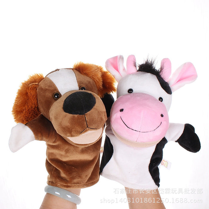 Wholesale fidgets toy plush fabric filled with pp cotton can open mouth cartoon animal MOQ≥3 JDC-FT-DaiL001