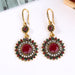 Jewelry WholesaleWholesale vintage bohemian sunflower earrings JDC-ES-KaiQ006 Earrings 凯庆 %variant_option1% %variant_option2% %variant_option3%  Factory Price JoyasDeChina Joyas De China