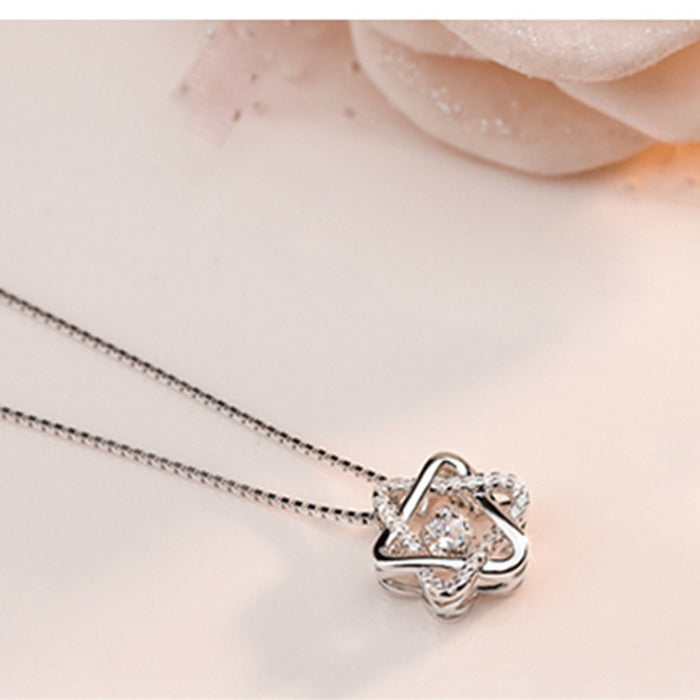 Jewelry WholesaleWholesale Hexagram S925 Silver Necklace JDC-NE-Miaol004 Necklaces 淼莱 %variant_option1% %variant_option2% %variant_option3%  Factory Price JoyasDeChina Joyas De China