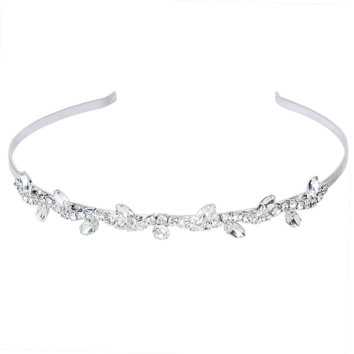 Jewelry WholesaleWholesale diamond glass diamond width Headband JDC-HD-CM004 Headband 岑迷 %variant_option1% %variant_option2% %variant_option3%  Factory Price JoyasDeChina Joyas De China