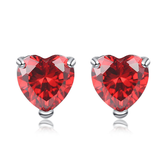 Jewelry WholesaleWholesale pomegranate zircon stud earrings JDC-ES-Mimeng041 Earrings 米萌 %variant_option1% %variant_option2% %variant_option3%  Factory Price JoyasDeChina Joyas De China