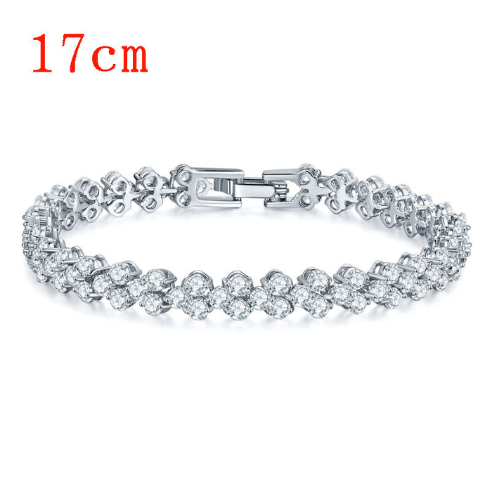 Jewelry WholesaleWholesale copper zircon bracelet MOQ≥2 JDC-BT-Kas006 Bracelet 卡诗 %variant_option1% %variant_option2% %variant_option3%  Factory Price JoyasDeChina Joyas De China