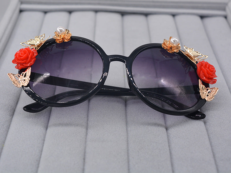 Jewelry WholesaleWholesale flower seaside holiday beach sunglasses JDC-SG-NT008 Sunglasses 妮头 %variant_option1% %variant_option2% %variant_option3%  Factory Price JoyasDeChina Joyas De China