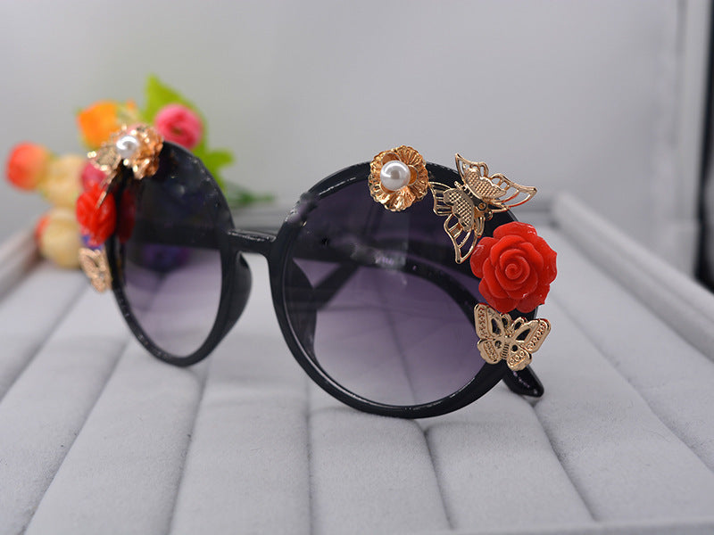 Jewelry WholesaleWholesale flower seaside holiday beach sunglasses JDC-SG-NT008 Sunglasses 妮头 %variant_option1% %variant_option2% %variant_option3%  Factory Price JoyasDeChina Joyas De China