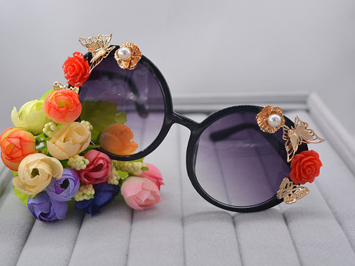 Jewelry WholesaleWholesale flower seaside holiday beach sunglasses JDC-SG-NT008 Sunglasses 妮头 %variant_option1% %variant_option2% %variant_option3%  Factory Price JoyasDeChina Joyas De China