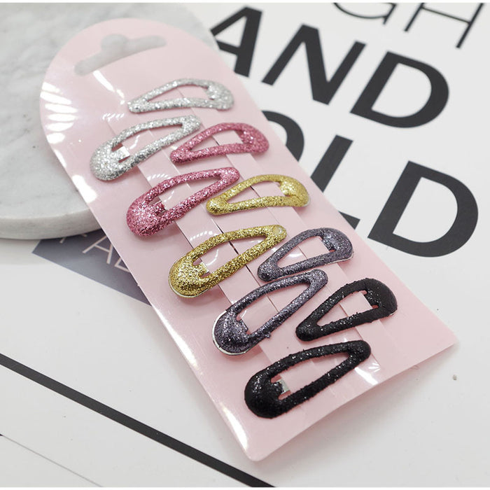 Wholesale Hair Clips Lovely children's printed color baking varnish hairpin JDC-HC-MiYu004