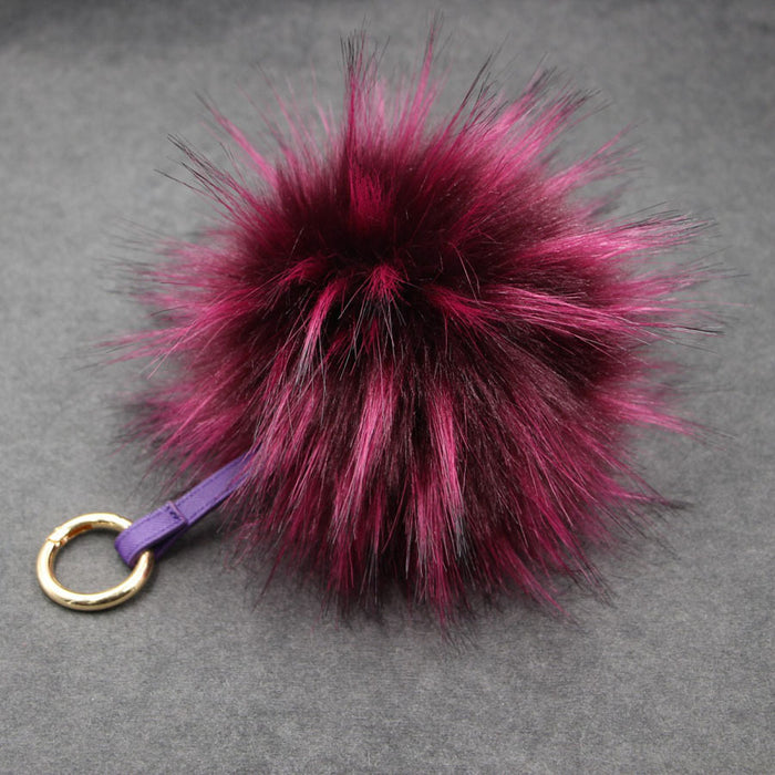 Jewelry WholesaleWholesale Imitation Hair Alloy Hair Ball Keychain JDC-KC-Zuge021 Keychains 祖格 %variant_option1% %variant_option2% %variant_option3%  Factory Price JoyasDeChina Joyas De China