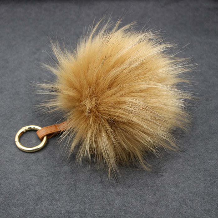 Jewelry WholesaleWholesale Imitation Hair Alloy Hair Ball Keychain JDC-KC-Zuge021 Keychains 祖格 %variant_option1% %variant_option2% %variant_option3%  Factory Price JoyasDeChina Joyas De China