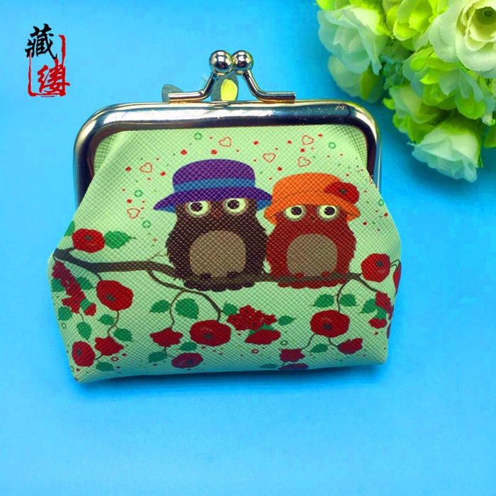 Wholesale Owl Fashion Coin Purse Creative Small Bag MOQ≥3 JDC-HB-Canglv004