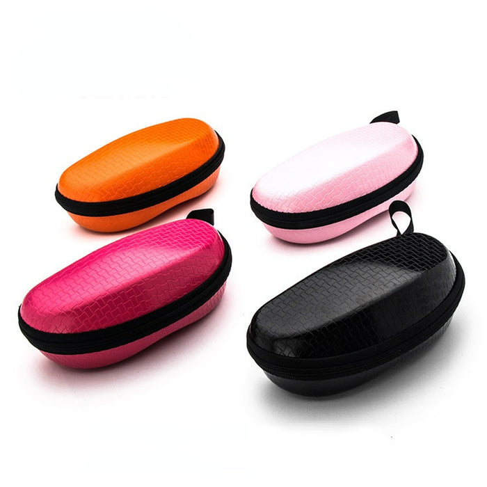 Jewelry WholesaleWholesale leather plastic glasses case zipper sunglasses case JDC-SG-PLS049 Sunglasses 普琳丝 %variant_option1% %variant_option2% %variant_option3%  Factory Price JoyasDeChina Joyas De China