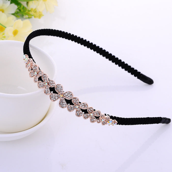 Jewelry WholesaleWholesale bow rhinestone alloy hair band JDC-HD-ZhuoL002 Headband 卓联 %variant_option1% %variant_option2% %variant_option3%  Factory Price JoyasDeChina Joyas De China