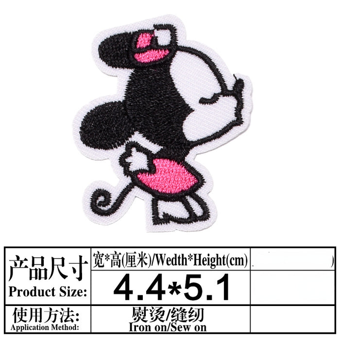 Wholesale Embroidered Cloth Stickers Cartoon (M) JDC-EBY-Lide003