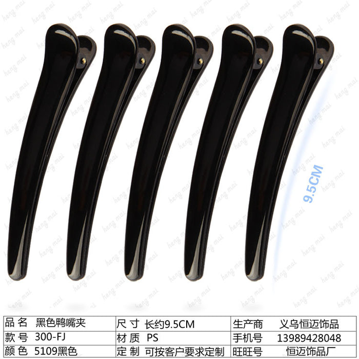 Wholesale hairdressing black spray paint hair clip stay sea clip JDC-HC-Liuyi003