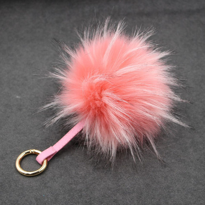 Jewelry WholesaleWholesale Imitation Hair Alloy Hair Ball Keychain JDC-KC-Zuge021 Keychains 祖格 %variant_option1% %variant_option2% %variant_option3%  Factory Price JoyasDeChina Joyas De China