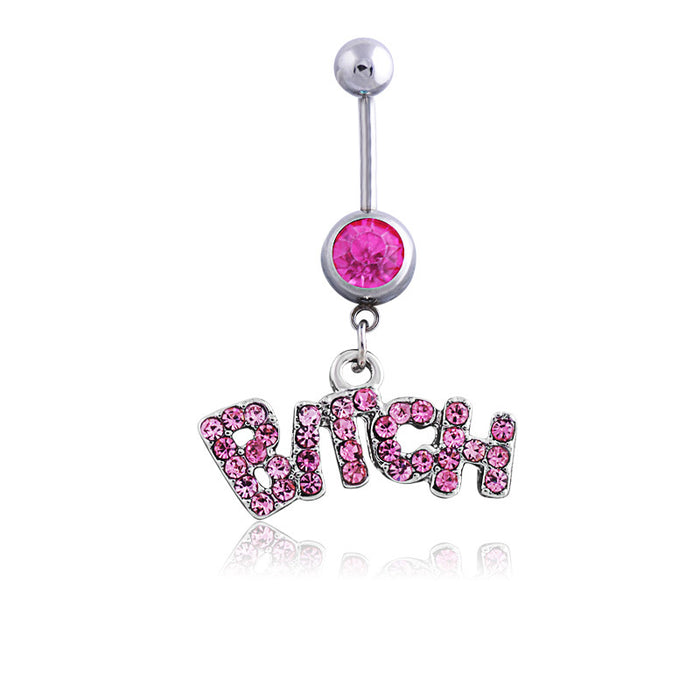 Jewelry WholesaleWholesale Piercing Letters BRTCH Dance Belly Navel Nails MOQ≥3 JDC-UN-Lanlu001 Piercing 蓝露 %variant_option1% %variant_option2% %variant_option3%  Factory Price JoyasDeChina Joyas De China