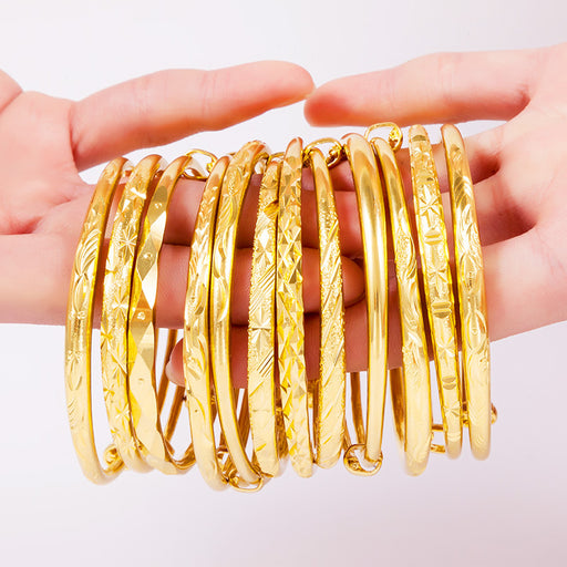 Jewelry WholesaleWholesale Copper Gold Plated Bracelet JDC-BT-XinS003 Bracelet 鑫饰 %variant_option1% %variant_option2% %variant_option3%  Factory Price JoyasDeChina Joyas De China