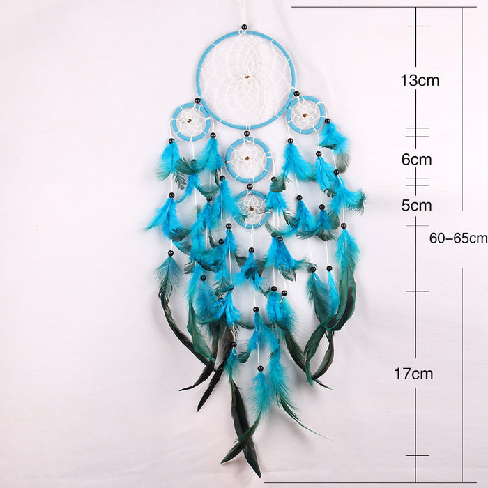 Wholesale Home Decor Shop Montnets Feather Wall Hanging Handmade Natural Feather MOQ≥2 JDC-DC-MengS031