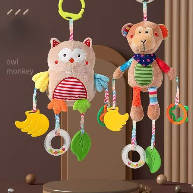 Wholesale plush animal multifunctional soothing baby doll pendant JDC-DC-Kedi001