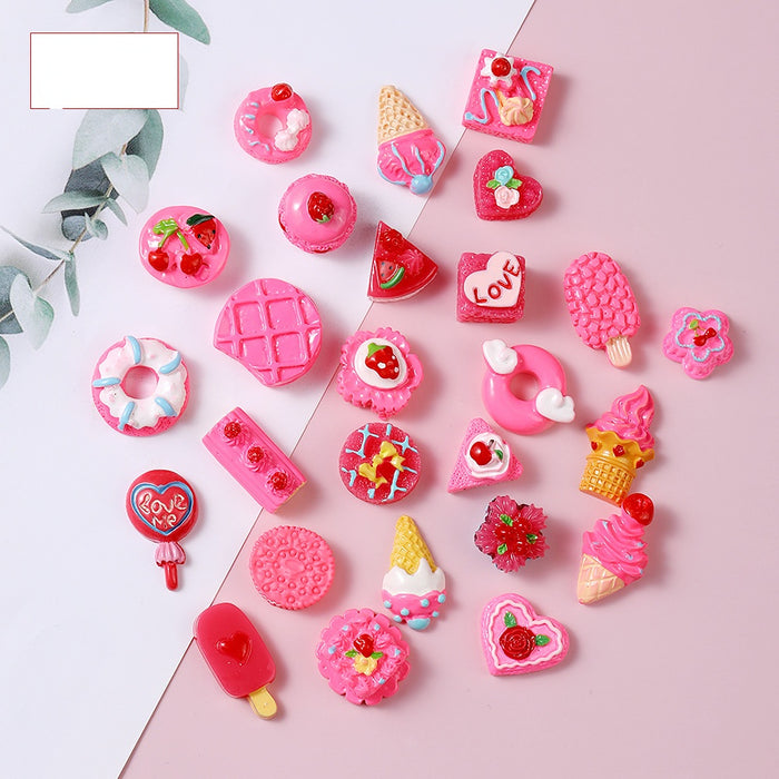 Jewelry WholesaleWholesale kawaii 3d candy cartoon resin gummy DIY nail stickers accessories JDC-NS-TNi004 Nail Stickers 太尼 %variant_option1% %variant_option2% %variant_option3%  Factory Price JoyasDeChina Joyas De China