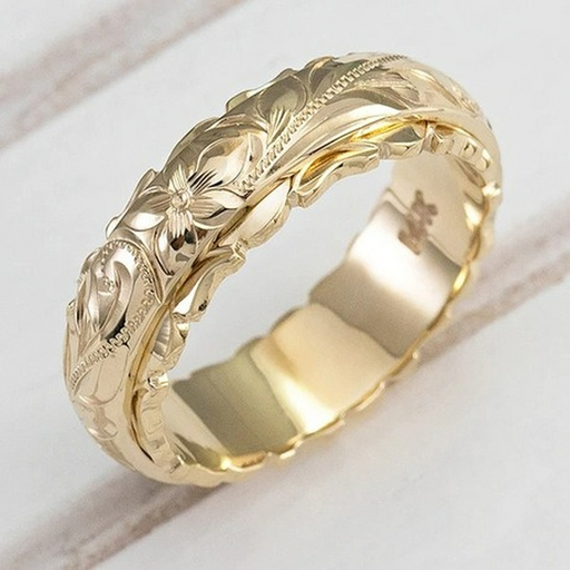 Jewelry WholesaleWholesale 14k Gold Plated Rose Flower Ring JDC-RS-Hengzi007 Rings 恒姿 %variant_option1% %variant_option2% %variant_option3%  Factory Price JoyasDeChina Joyas De China