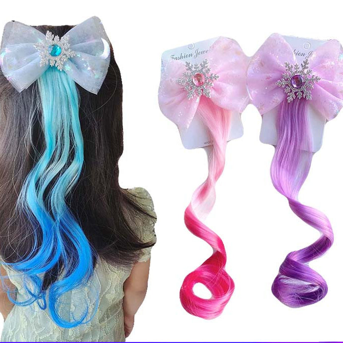 Wholesale Chemical Fiber Children Color Wig Hair Clips JDC-WS-MenX002