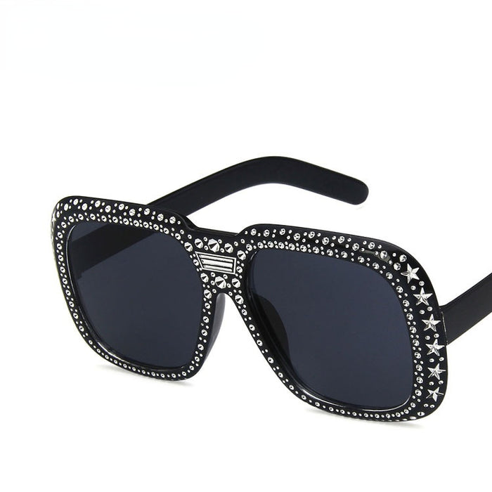 Jewelry WholesaleWholesale large frame star diamond sunglasses JDC-SG-KD142 Sun Glasses 珂盾 %variant_option1% %variant_option2% %variant_option3%  Factory Price JoyasDeChina Joyas De China