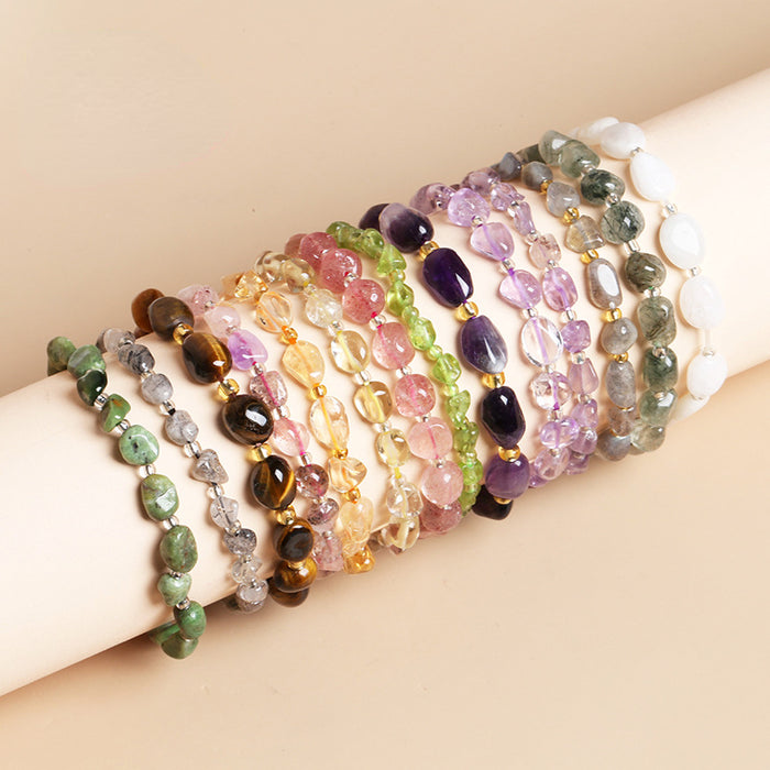 Wholesale Crystal Gravel Bracelet DIY Hand Jewelry JDC-BT-JingD004