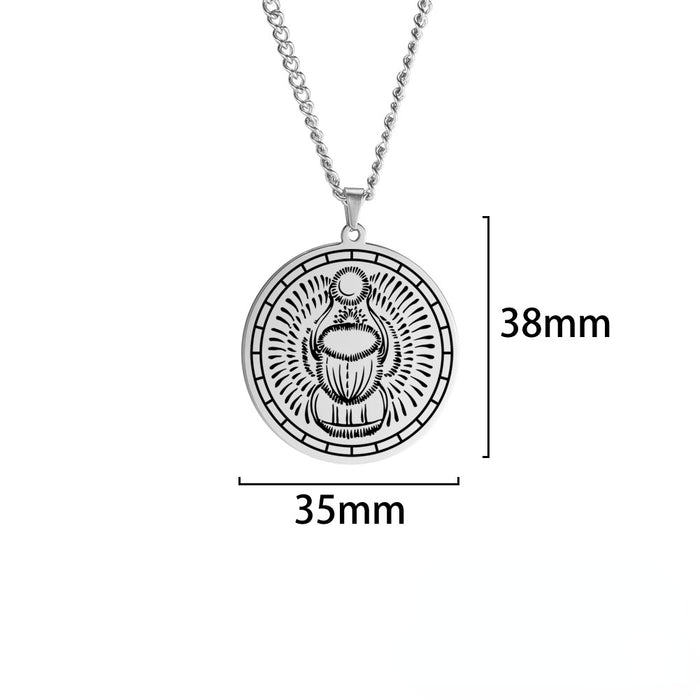 Wholesale Necklaces Stainless Steel Beetle MOQ≥2 JDC-NE-GEXA003