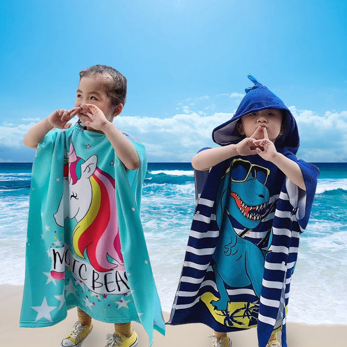 Jewelry WholesaleWholesale Cartoon Microfiber Beach Kids Cloak Bath Towel JDC-BTL-YaX001 Bath Towel 雅星 %variant_option1% %variant_option2% %variant_option3%  Factory Price JoyasDeChina Joyas De China