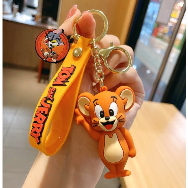 Wholesale Silicone Cute Cartoon Keychain JDC-KC-Chaow005