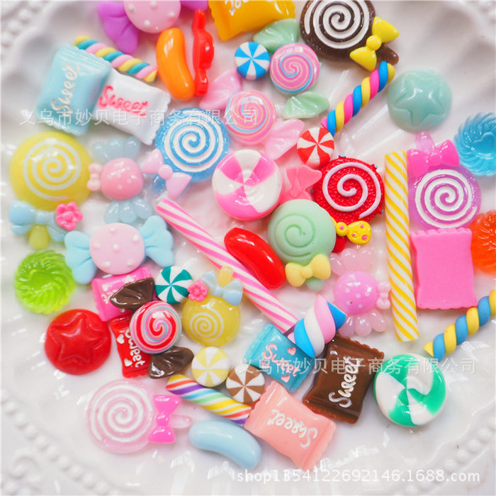 Wholesale DIY Phone Case Accessories Resin Random MOQ≥2 JDC-DIY-miaobei007