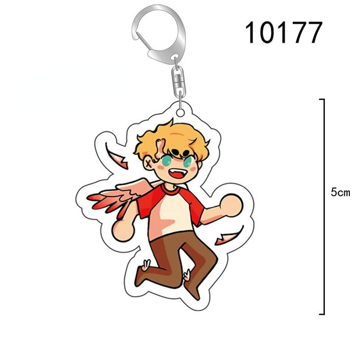 Wholesale Cartoon Acrylic Cute Keychain (M) JDC-KC-XCai004