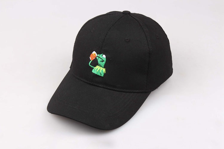 Wholesale frog cartoon curved brim baseball cap MOQ≥2 JDC-FH-LanYin001