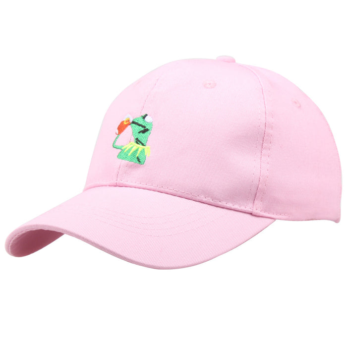 Wholesale frog cartoon curved brim baseball cap MOQ≥2 JDC-FH-LanYin001