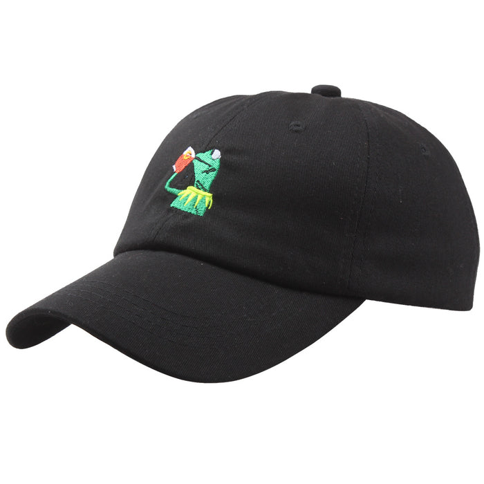 Wholesale frog cartoon curved brim baseball cap MOQ≥2 JDC-FH-LanYin001